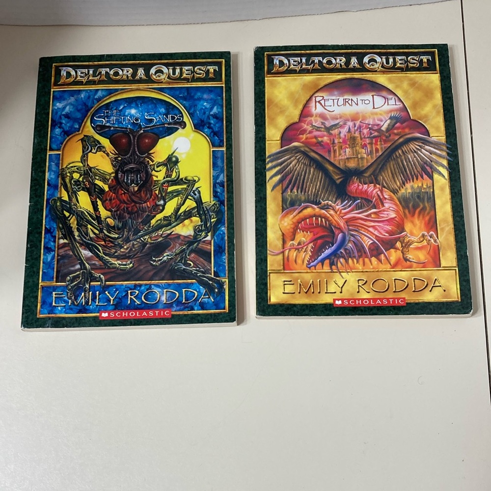 Deltora Quest Books By Emily Rodda Lot of 2 The Shifting Sands Return To Del